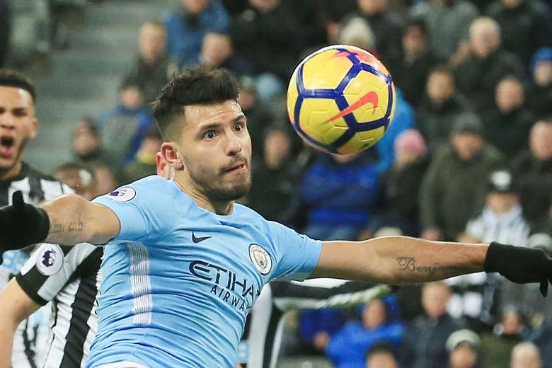 Manchester City striker Sergio Aguero missed a hatful of chances at Newcastle on Wednesday. The hitman will be expected to lead the line at Crystal Palace, as City look to extend their run to 19 league wins in a row - and in the process equal Bayern 