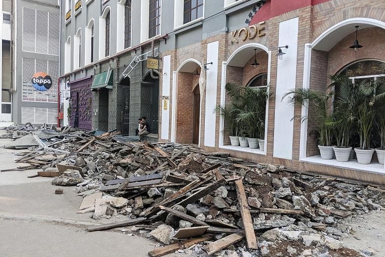 A levelled area after authorities demolished many illegal restaurants and restaurant patios in Mumbai on Saturday. A fire at a restaurant in the city last Friday killed 14 people. Patrons said the establishments had no fire alarms, sprinklers or clea
