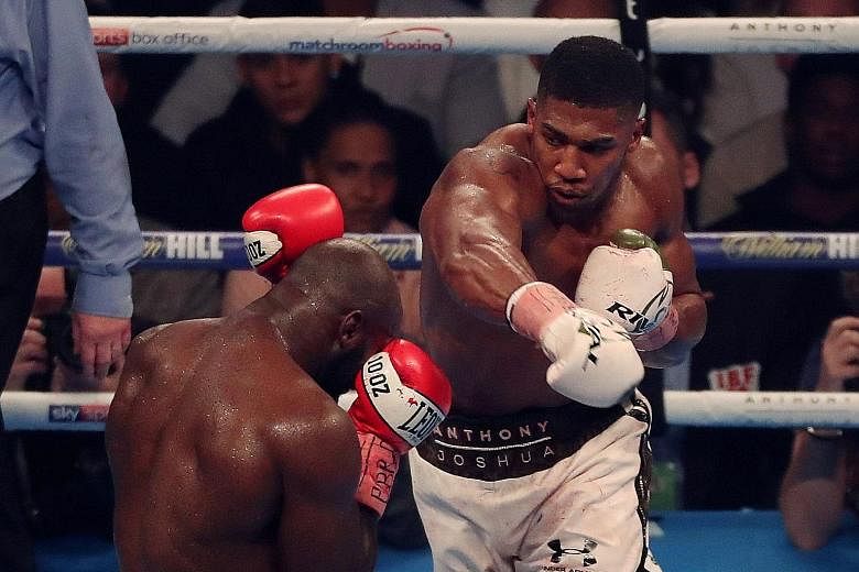 Anthony Joshua holds three of the five heavyweight titles and is poised to fight WBO champion Joseph Parker at the end of March in Britain.