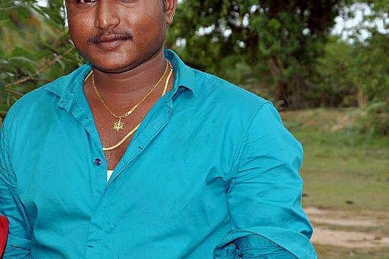 Mr Selvam Veeraiyah, 33, was hit by a truck on Dec 22 while repairing a pothole on West Coast Highway. The construction worker, who came to Singapore seven years ago, got married only six months ago.