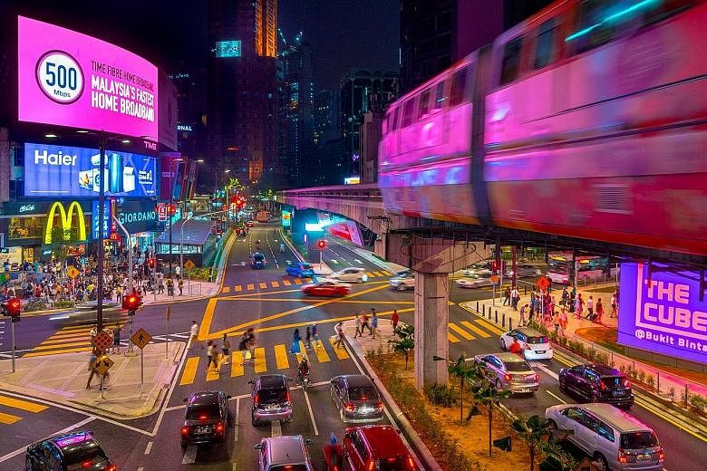 One of Kuala Lumpur's pioneering shopping enclaves, Bukit Bintang has nine malls, dozens of hotels and guest houses, and plenty of eateries and bars to cater to various types of visitors.
