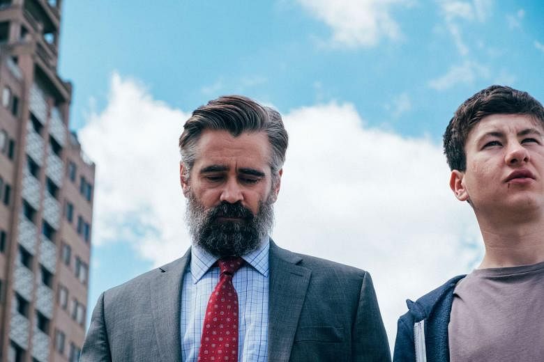 Colin Farrell (left) and Barry Keoghan star in The Killing Of A Sacred Deer.