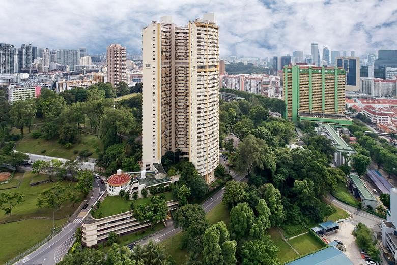 Pearlbank Apartments is among several residential developments that were put up for collective sale in 2017. Although developers' bullish land bids have led to perceived over-exuberance in the en-bloc market, some observers see initial signs that the