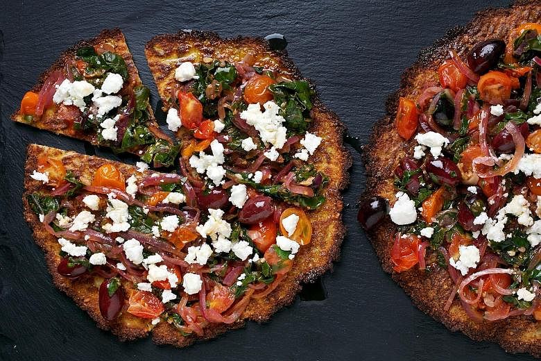 Cauliflower is bland but versatile and can be used to make pizza.