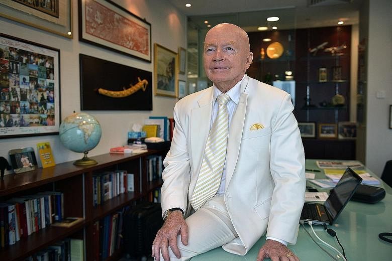 Mr Mark Mobius, 81, made prescient calls on major market movements, including snapping up bargains during the Asian financial crisis. With a long-time base in Singapore, he travelled about 250 days a year, visiting factories and distributors in remot