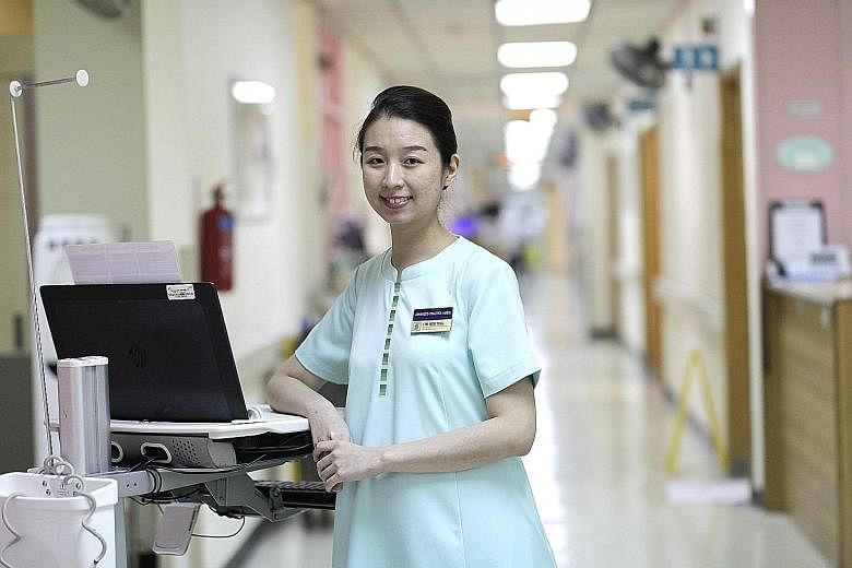 SGH nurse Lim Wen Ting has learnt to deal with difficult questions about death in her 14 years in oncology nursing. The awkward questions are opportunities to connect with patients, she says.