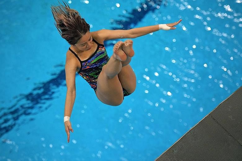 Making the grade for this year's Asian Games in Jakarta and Palembang is a priority for local platform diver Myra Lee. That goal of hers will drive her through this year's toils.