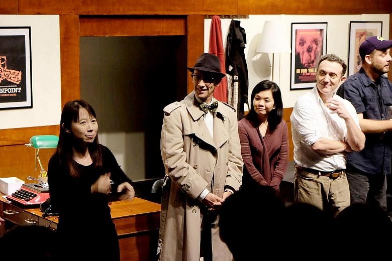 During Wild Rice's production of Grandmother Tongue in October last year, Ms Chan and Mr Teo Zhi Xiong were clad in black and quietly shared the stage with the play's three characters to provide sign language interpretation. With theatrical shows suc