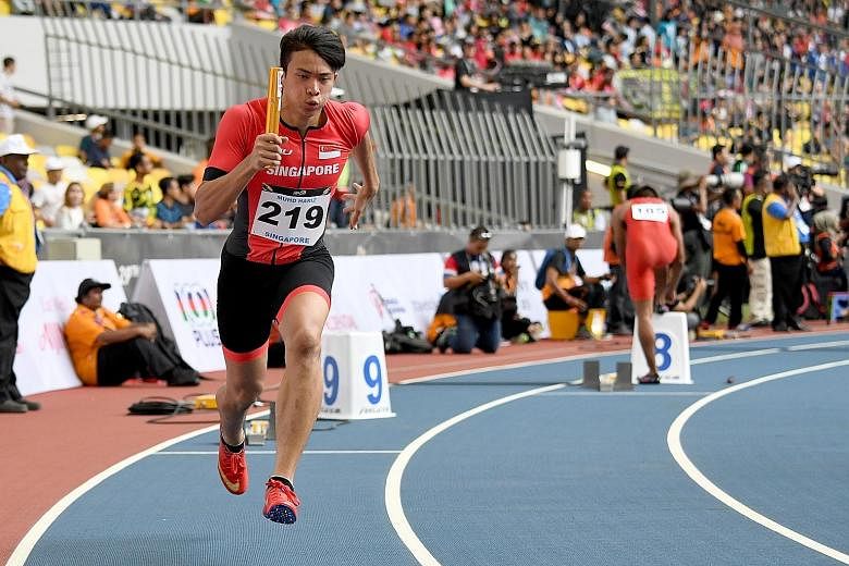 Hariz Darajit was Singapore's 4x100m lead runner at last year's SEA Games in Malaysia where they were sixth. After surgery, he will be out of action for between six and nine months and the team will have to find a replacement in attempting to qualify