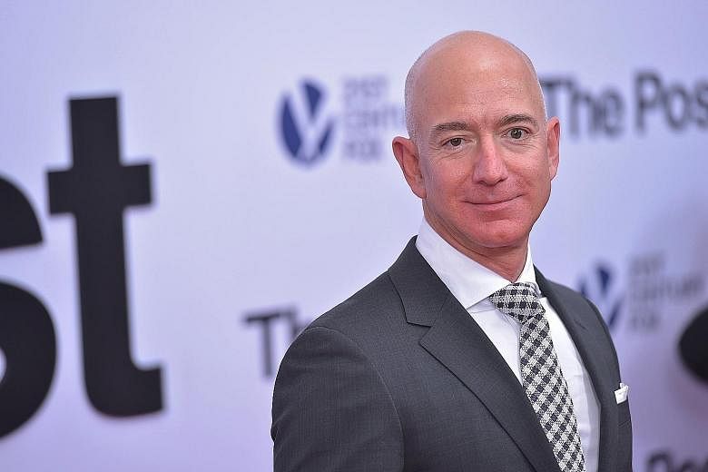 Amazon founder Jeff Bezos also controls space exploration firm Blue Origin and the Washington Post.