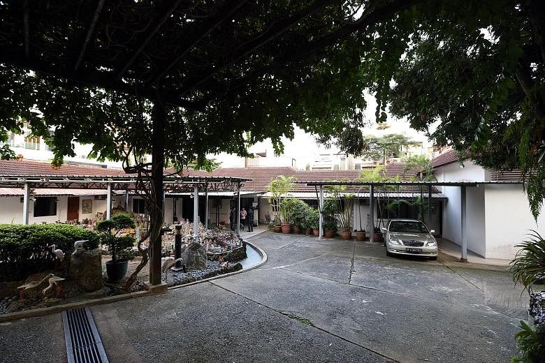Madam Chung Khin Chun's bungalow in Gerald Crescent sits on a plot of land that is about the size of half a football field. The bulk of the proceeds from the upcoming land sale would go to charity, said Madam Chung's niece.