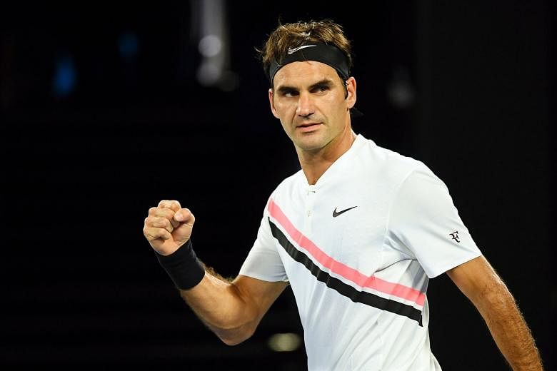 overraskende Krigsfanger skør Tennis: Roger Federer breezes into Australian Open second round | The  Straits Times
