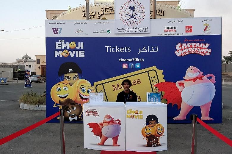 Tickets went on sale at the first Saudi cinema in Jeddah, Saudi Arabia, over the weekend.