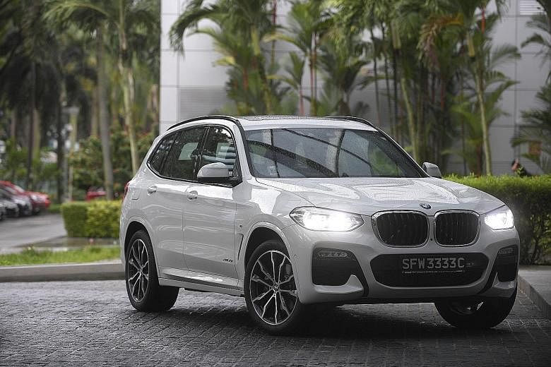 The BMW's new X3 is roomy and boasts a more sophisticated design.