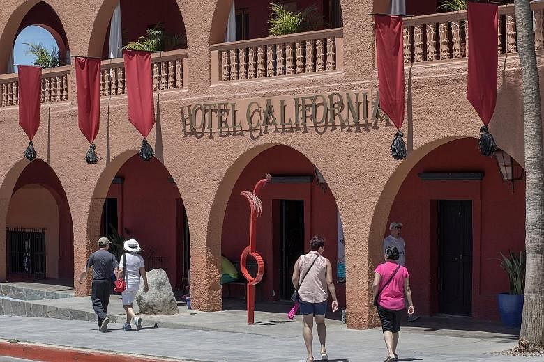 Hotel California Baja was accused of encouraging guests to believe that the Eagles had authorised its use of the song's name, such as by playing their songs throughout its property.