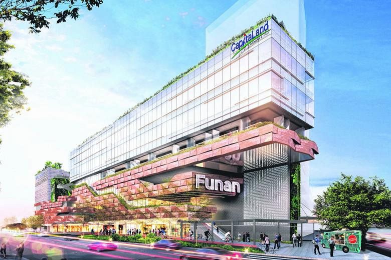 Many shopping malls, such as Funan, are investing significantly in improving their tenant mixes and overall look and feel.