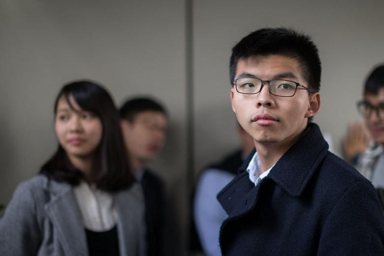 Hong Kong Democracy Activist Joshua Wong Released On Bail The Straits Times