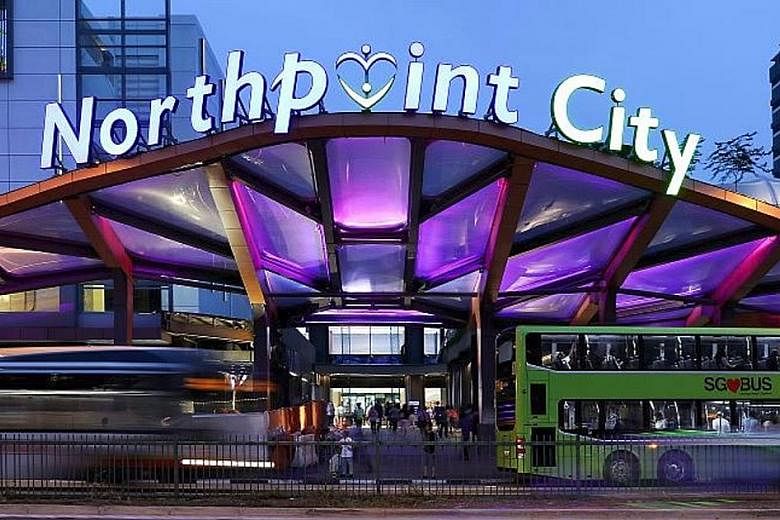 The integration of the North Wing with the South Wing at Northpoint City has been completed. Revenue from the North Wing jumped 39.5 per cent in the quarter from a year earlier to $12.93 million.