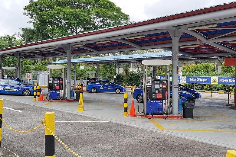 Petrol pumps at ComfortDelGro's Sin Ming Drive premises are understood to have been operating for close to a year. Petrol retail in Bukit Batok started towards the end of last year, and two other company-owned locations are set to offer the fuel late