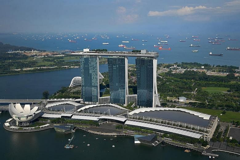 Marina Bay Sands' fourth-quarter showing, with Ebitda up 25 per cent a year ago, was deemed "pretty extraordinary" by parent company Las Vegas Sands' top executives.