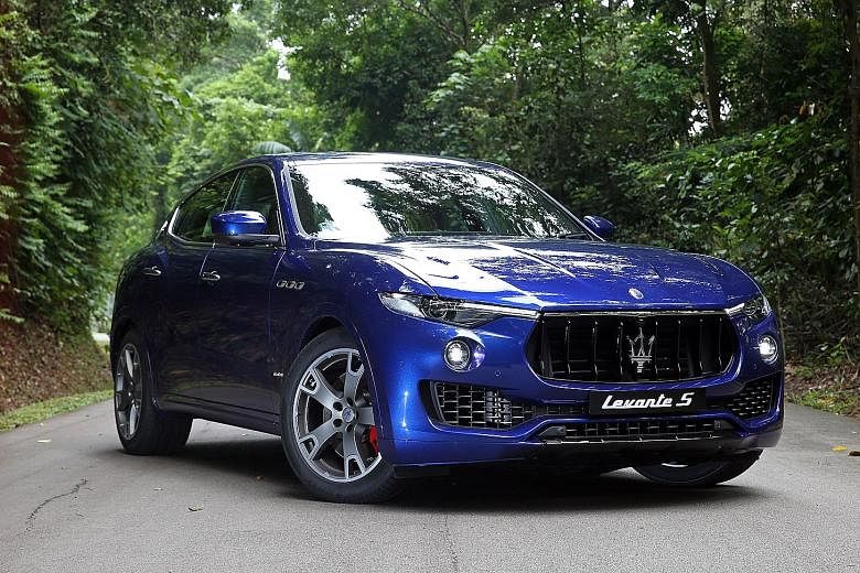 The Maserati Levante S is more than 5m long, nearly 2m wide and has a wheelbase a tad over 3m. It has a spacious interior.