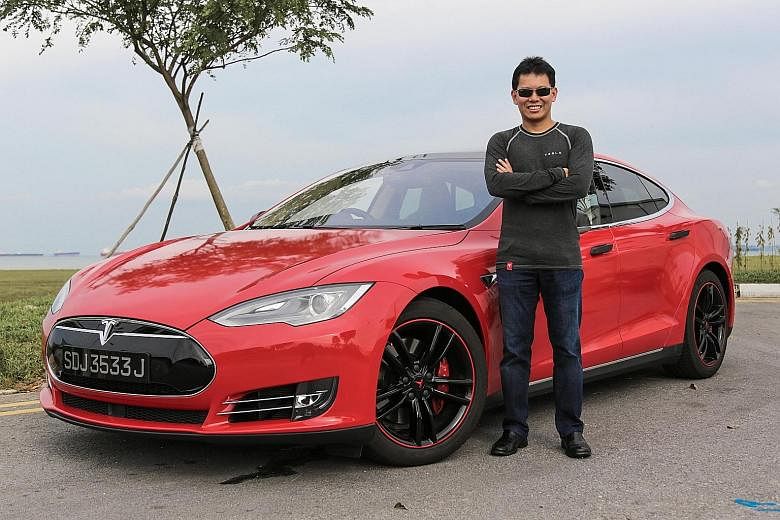 Mr Adrian Peh bought a used Tesla Model S in Hong Kong and imported it to Singapore.