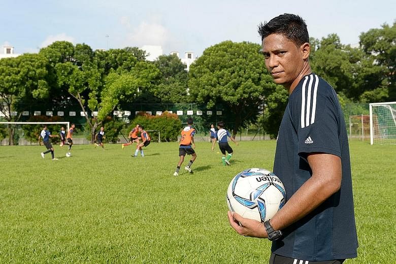 Noor Ali and Firdaus Kassim (left) are blazing a path for Singapore's football coaches.