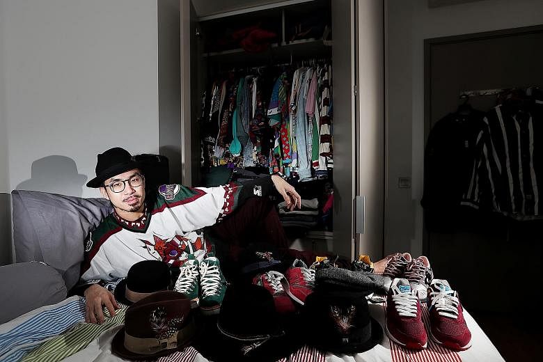 Dancer Marcus Tan is into colour, especially for his shoes.