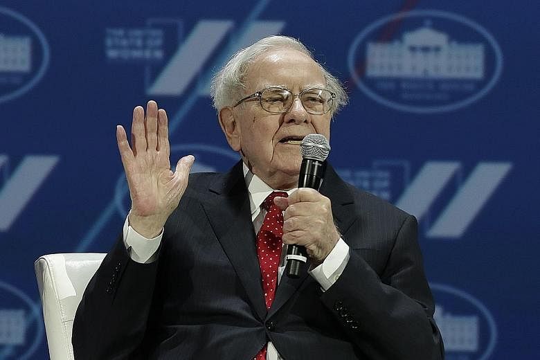 Mr Warren Buffett, chairman and CEO of Berkshire Hathaway.