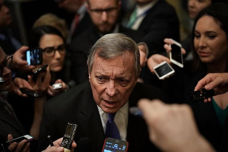 Senate Democrat Dick Durbin warned that any move by Mr Donald Trump against senior law enforcement officials involved in the inquiry into the President's alleged campaign links to Russia could have grave consequences.