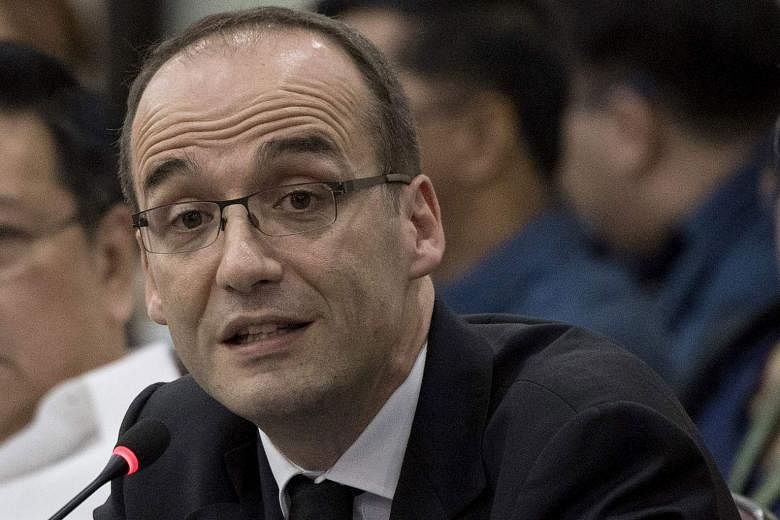 Sanofi Pasteur's Asia Pacific head Thomas Triomphe (below) said at a congressional hearing in Manila yesterday that there is no evidence linking Dengvaxia to any of the 14 deaths. Use of the vaccine was approved by former health secretary Janette Gar