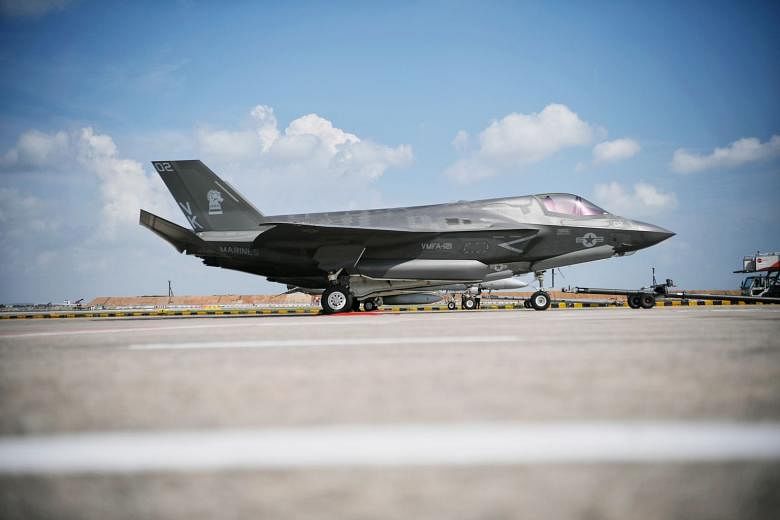 The latest-generation F-35B fighter jet from the US, developed by defence company Lockheed Martin, is making its debut at the Singapore Airshow.