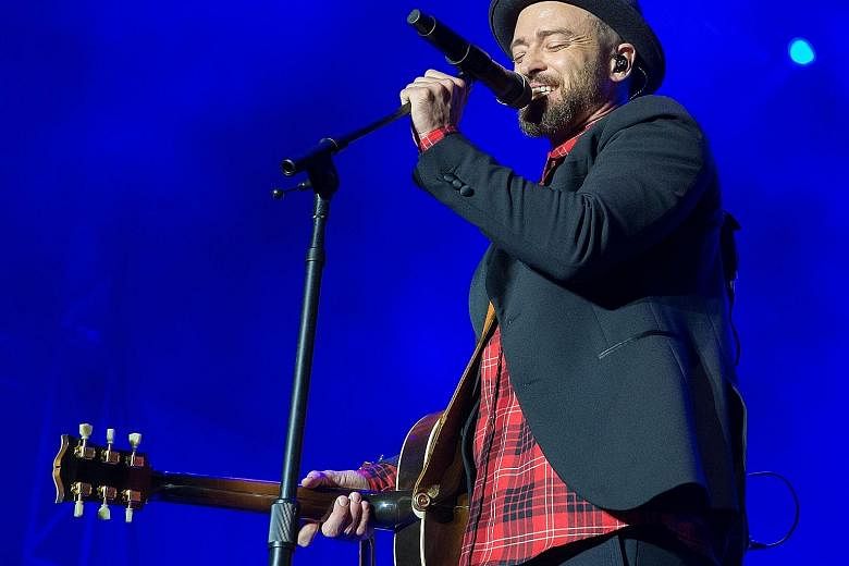 Pop star Justin Timberlake goes a little bit country in his new album Man Of The Woods.