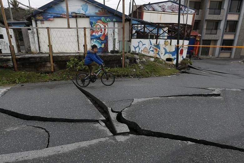 Fear And Anger As Aftershocks Rattle Taiwan Quake Survivors Nerves The Straits Times 