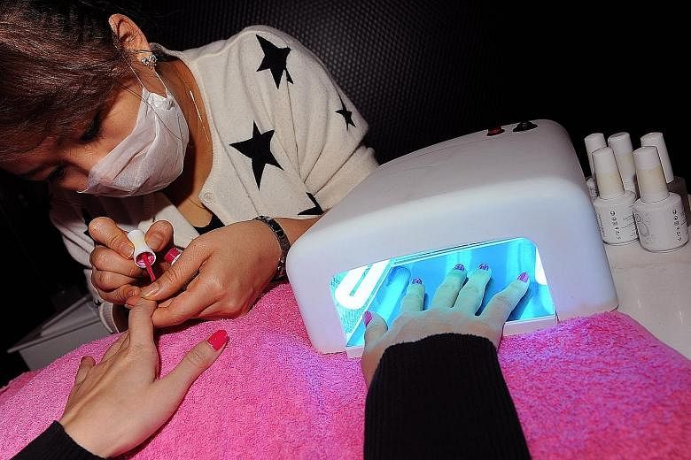 The UV light used to dry the gel polish may pose a risk for skin cancers, especially for fair-skinned individuals.