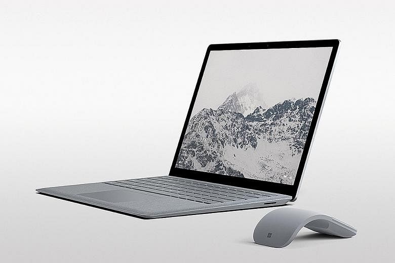 The Surface Laptop has a 13.5-inch display.