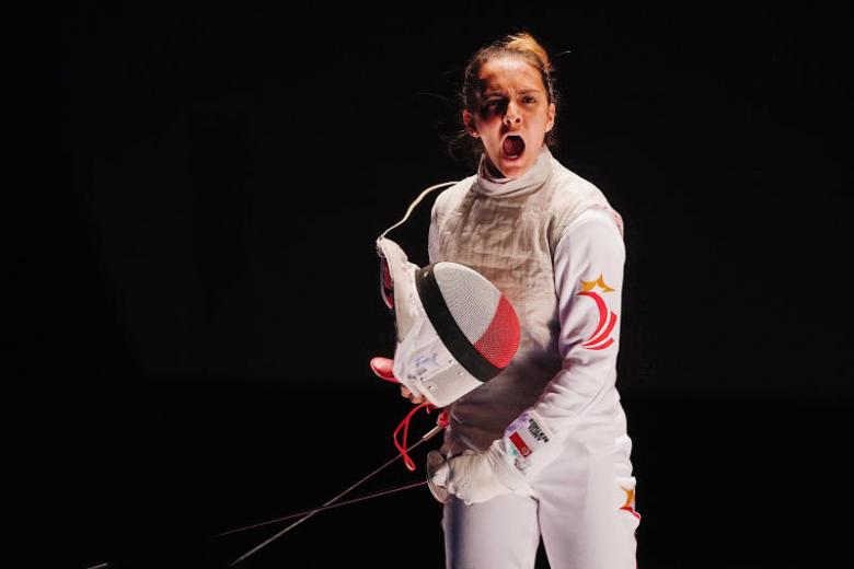 Fencing Singapore's Amita Berthier rises to No. 2 in women's foil
