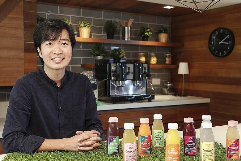 Juicy Folks director Alvin Tam backs a tighter-knit food production sector and would like to see an industry cluster that is "vertically integrated" from raw material supply to last-mile delivery. His company is a joint venture of juice vendor Squeez