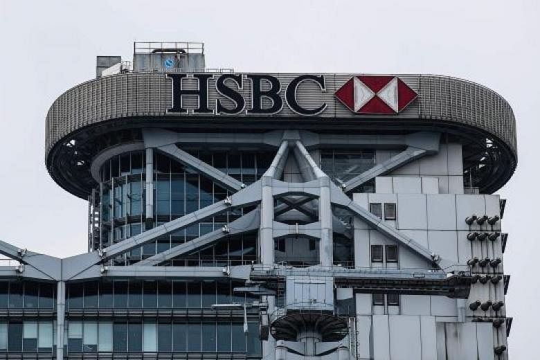 HSBC's headquarters in Hong Kong. The bank yesterday reported a profit before tax of US$17.2 billion (S$22.7 billion) for 2017, compared with US$7.1 billion the year before.