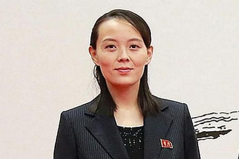 A picture of Ms Kim Yo Jong taken in Seoul on Feb 10. She was in the South as her brother's special envoy.