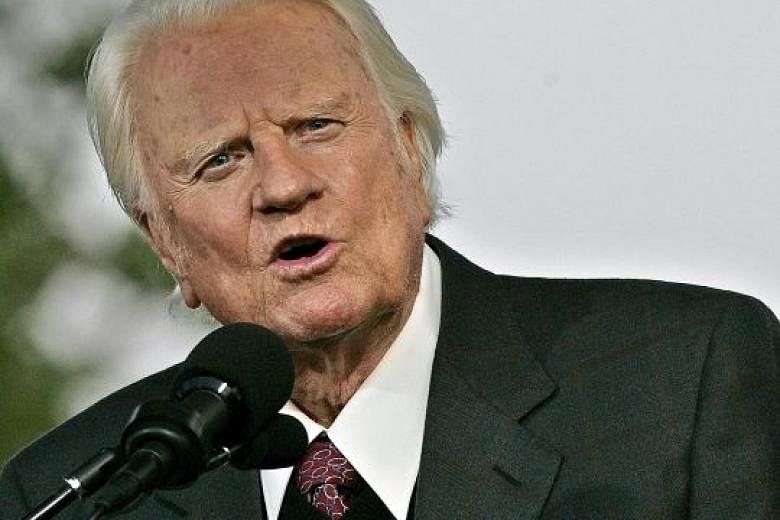 Evangelist Billy Graham is said to have preached to more people than anyone else in history. 