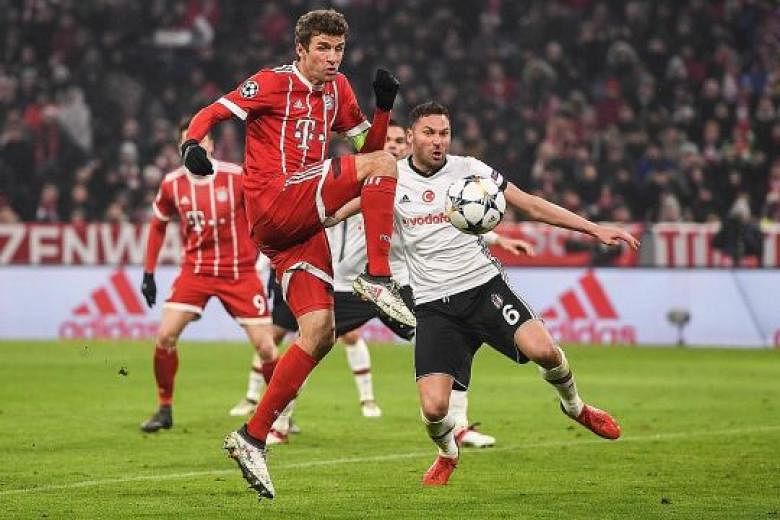 Thomas Muller, scoring Bayern's third goal and his second, is clearly back to his best after coach Jupp Heynckes' return for a fourth stint.