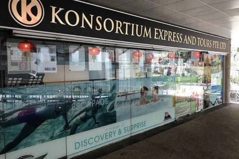 Konsortium Express And Tours’ head office at Golden Mile Tower was shut yesterday. The Express and Excursion Bus Association said some of its member companies will provide free trips to those who bought tickets directly with Konsortium, and who are