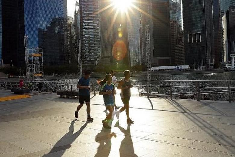 Singapore experiences high levels of UV radiation year round, averaging six to nine on the daily maximum UV Index.