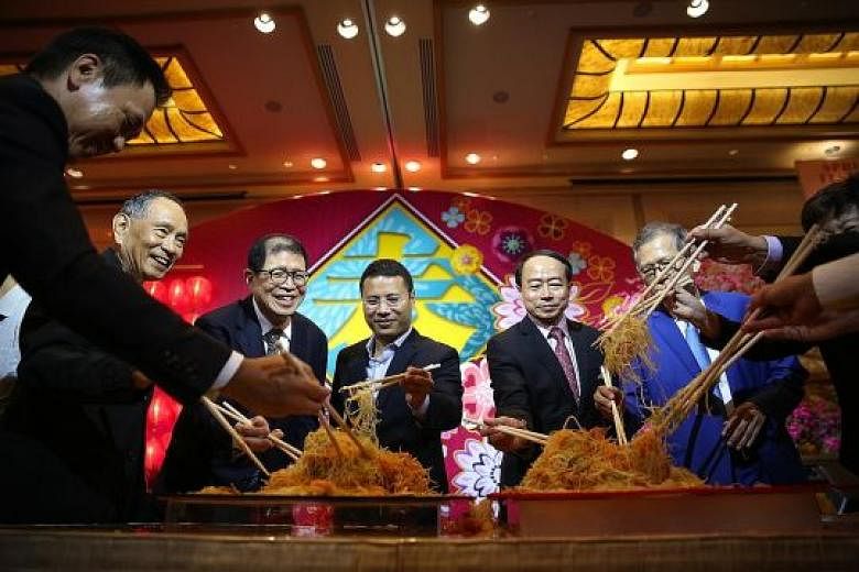 (From left) Mr Chaly Mah, chairman of the Singapore Accountancy Commission and Singapore Tourism Board and independent director of CapitaLand; Mr Loh Soo Eng, non-executive director of Wing Tai Holdings; Mr Kwee Liong Keng, managing director of Ponti