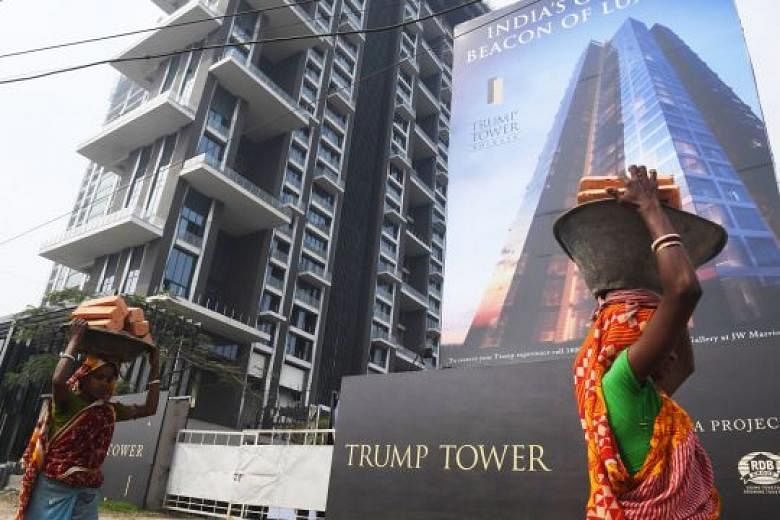 Among the things Mr Donald Trump Jr did during his trip to India was to launch Trump Tower in the eastern city of Kolkata on Wednesday. The building, which has 137 apartments, is still under construction.