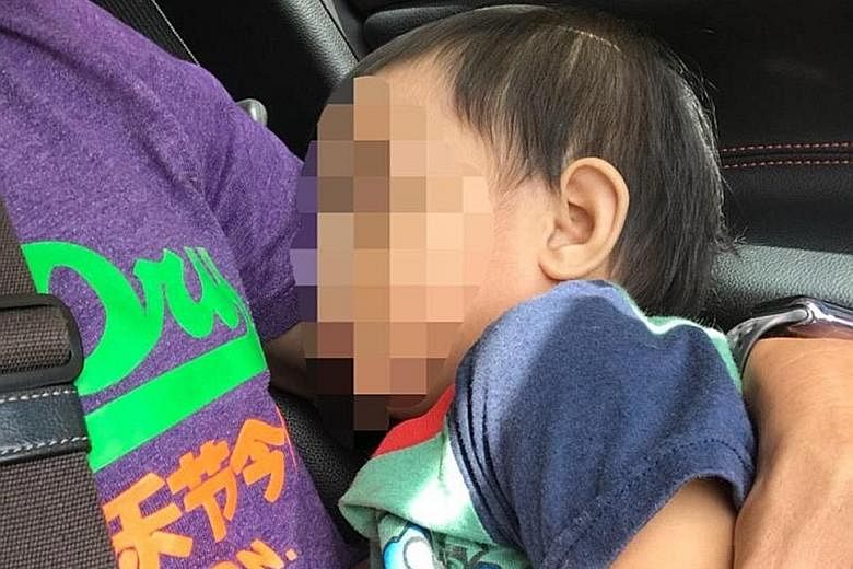 The female caregiver of the one-year-old boy had left the baby in the care of suspected drug traffickers.