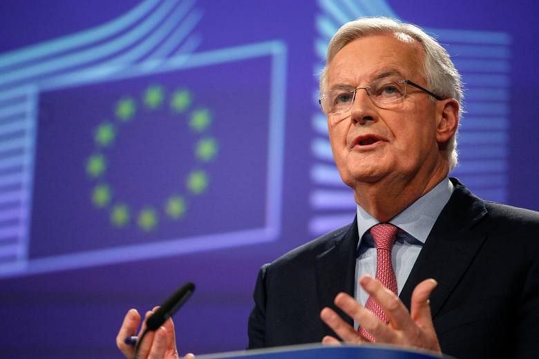 EU chief negotiator Michel Barnier yesterday denied that the proposal for avoiding a disruptive EU-Britain "hard border" on the island of Ireland would loosen Northern Ireland's constitutional ties to the rest of the United Kingdom. He stressed that 
