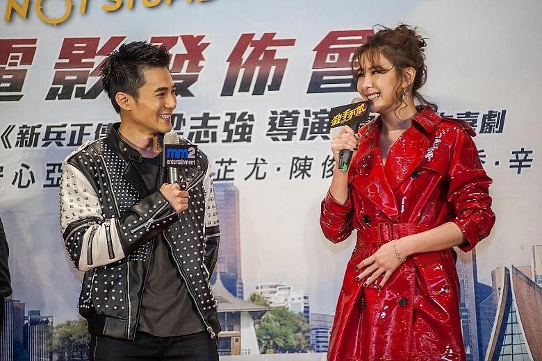 Killer Not Stupid stars Taiwanese actors Jay Shih and Amber An.