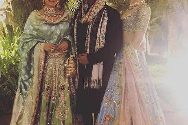 Fashion designer Manish Malhotra shared this photo of himself with Sridevi (left), taken with her daughter Khushi Kapoor, on Instagram on Monday with the caption: "This was our last picture together and just 4 days ago... I will never be able to get 